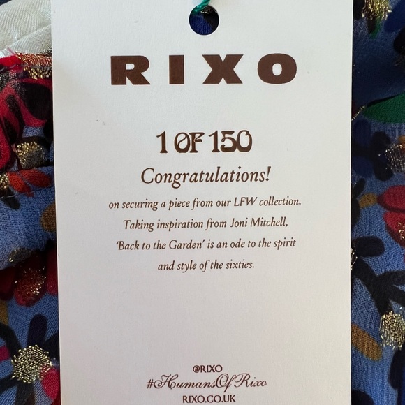 Rixo *new with tags* Garden Eden London Fashion Week dress - Picture 10 of 11